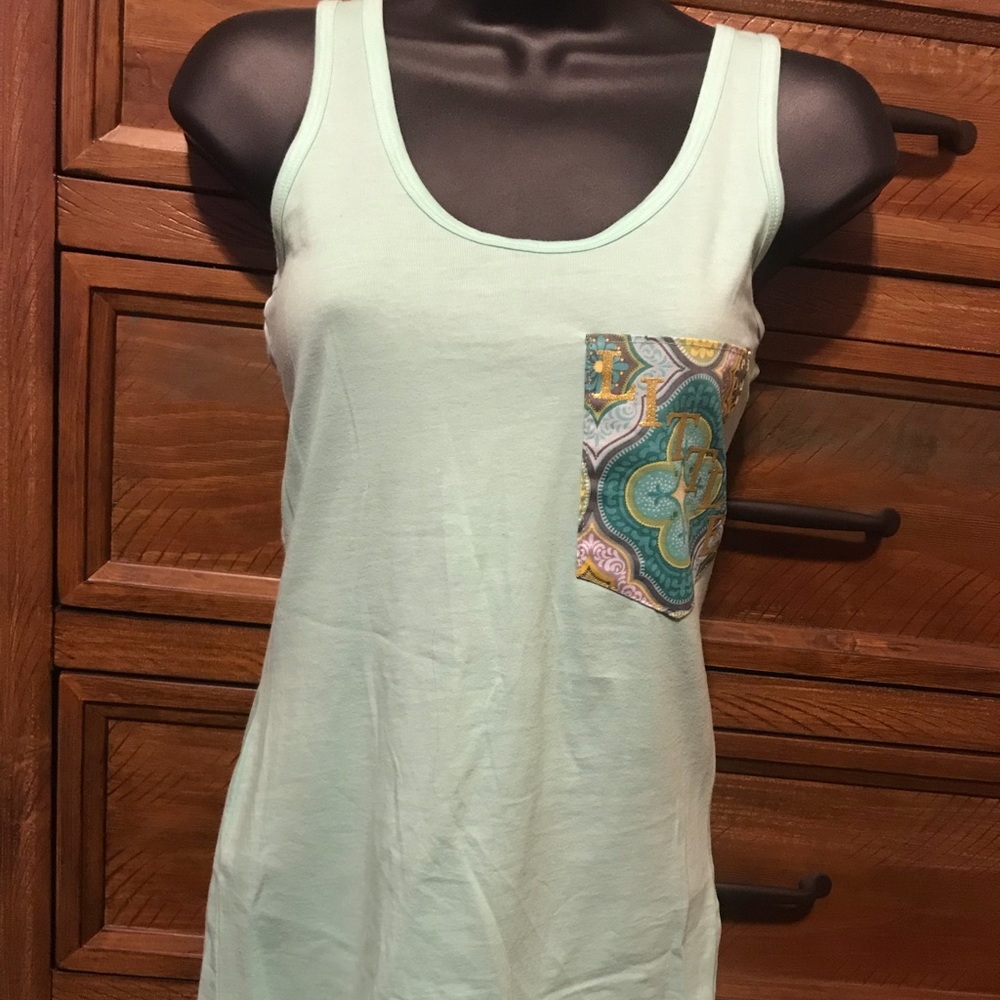 Phi Mu tank top ... w/ free phi mu keychain